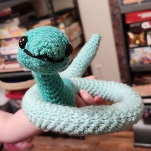 Crochet amigurumi snake